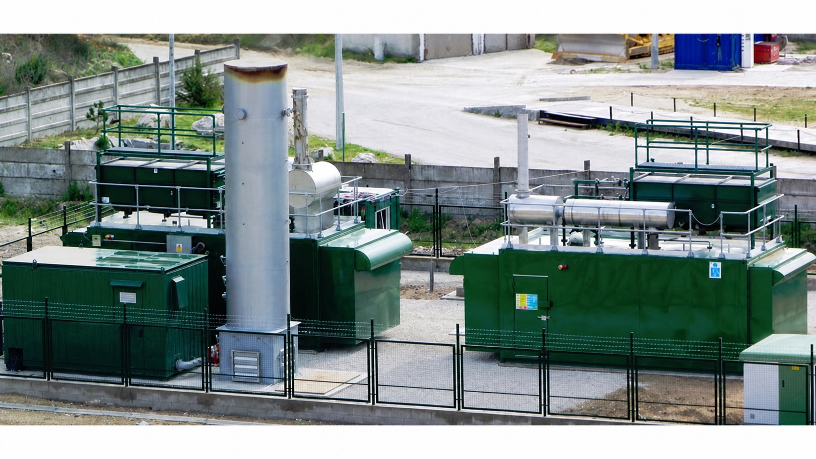 Planta industrial de generación eléctrica a partir de biogás
